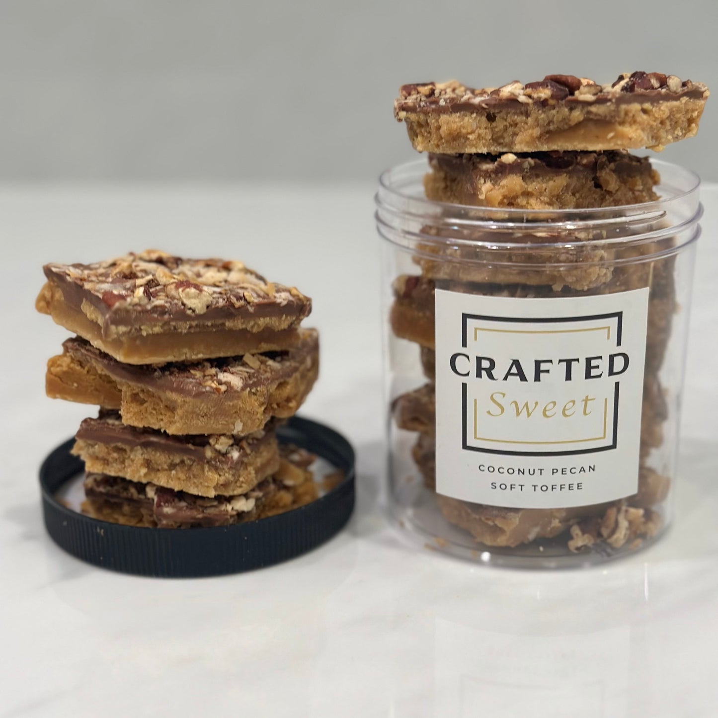 Coconut Pecan Soft Toffee