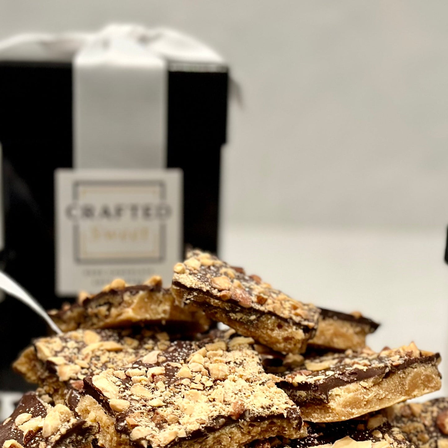 Dark and Milk Chocolate Soft Toffee